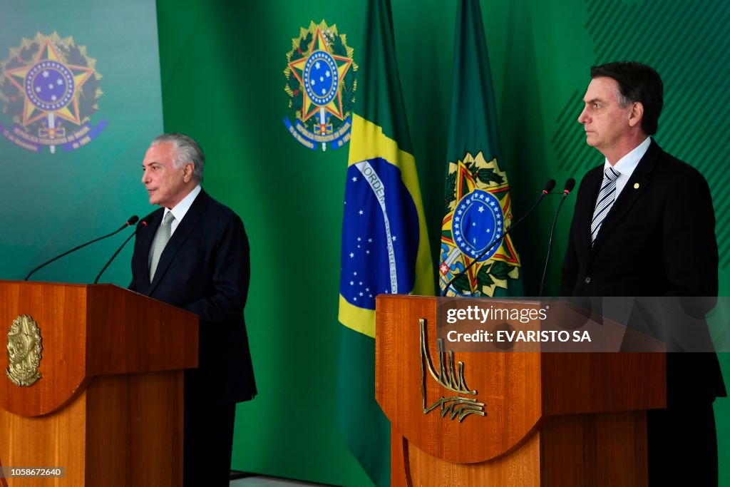 BRAZIL-POLITICS-TEMER-BOLSONARO