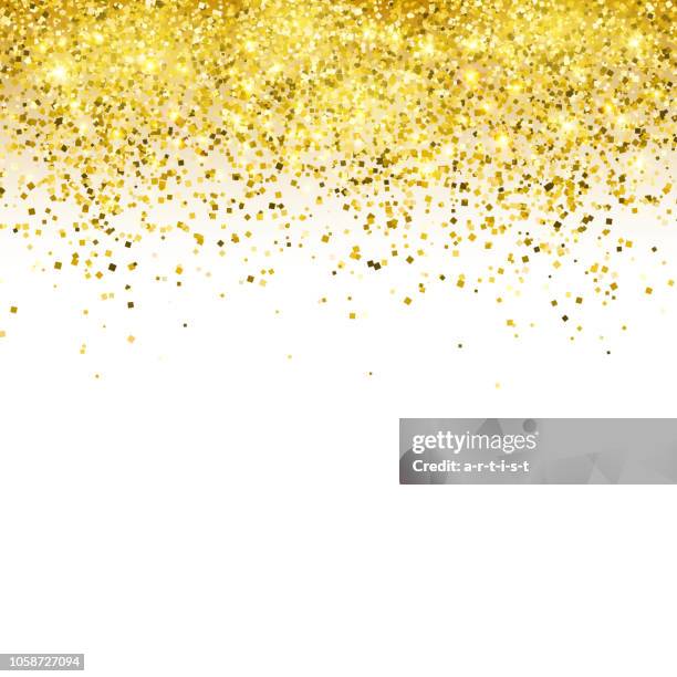 golden dust. glitter background. - transparency background stock illustrations