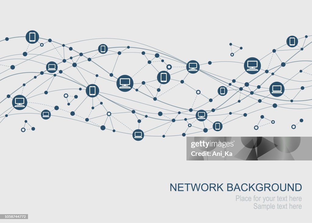 Abstract Netclipart Computer Abstract Network High-Res Vector Graphic - Getty Images
