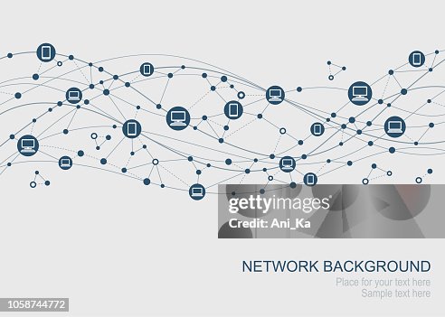 Network Engineer Abstract Image Abstract Network High-Res Vector Graphic - Getty Images