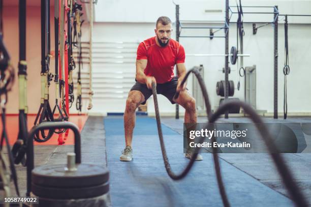 Exercises With Ropes Heavy Heavy Rope Exercises Photos and Premium High Res Pictures - Getty Images