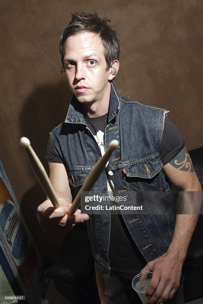 Randy Ebright of the Mexican band Molotov, poses for a photograph at