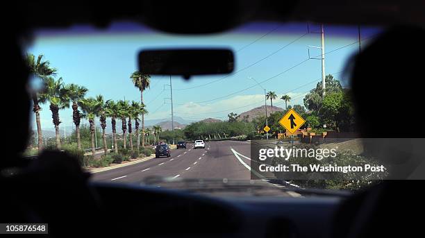 John and Vidi head home after a lunch with their kids and a nurse at a local restaurant on October 2, 2010 in Phoenix, Az. Vidi, John's wife and an...