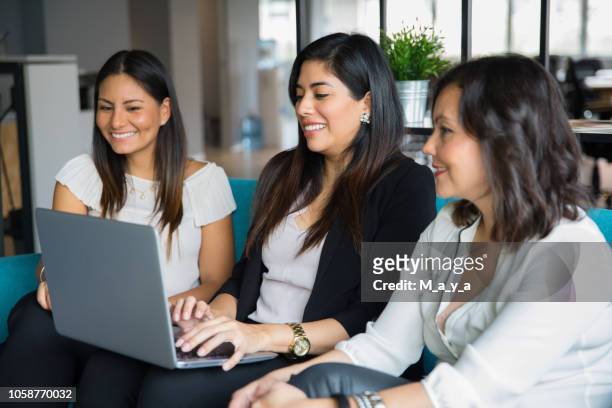 group of women having meeting - y 3 stock pictures, royalty-free photos & images