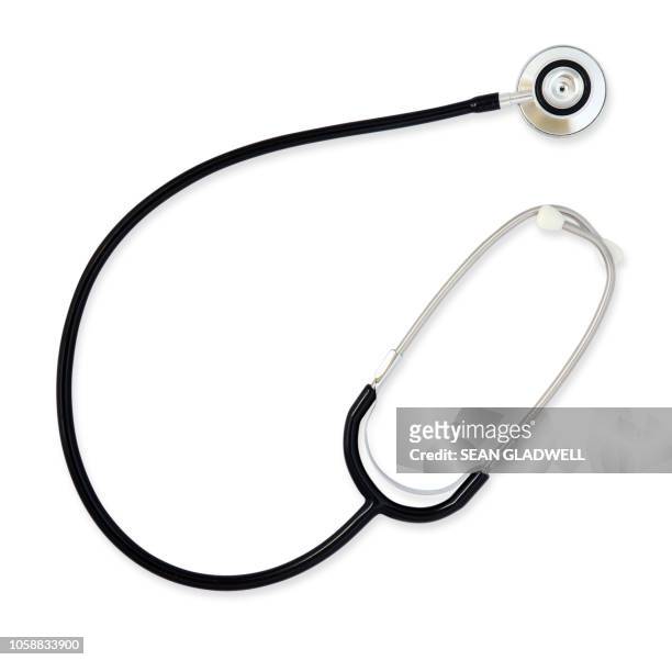 stethoscope white background - stethoscope white background stock pictures, royalty-free photos & images