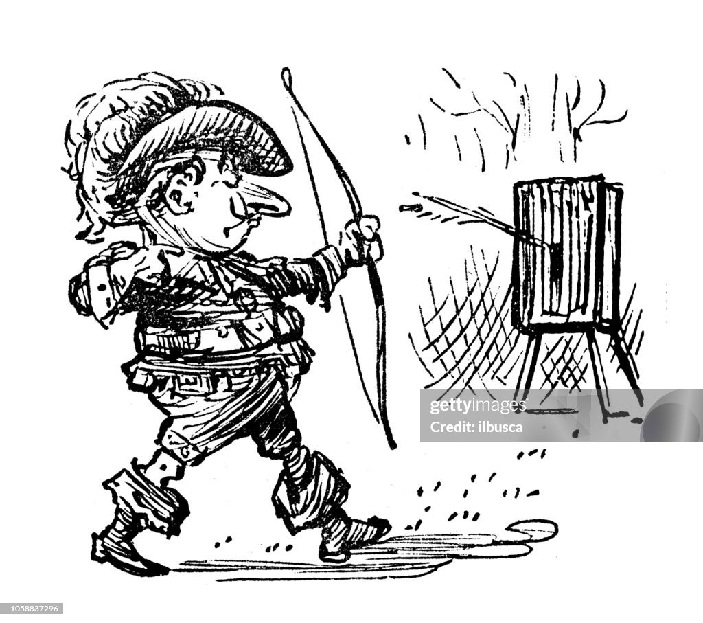 British London satire caricatures comics cartoon illustrations: Archer