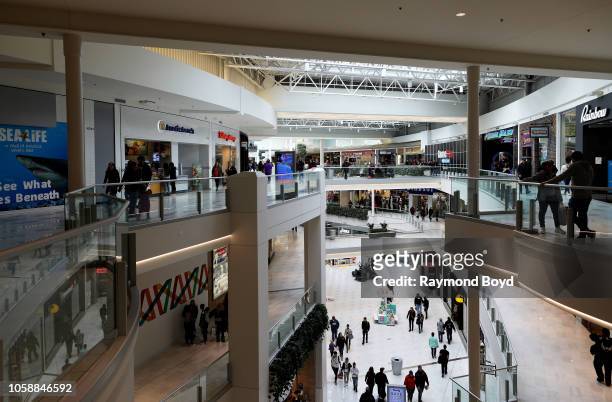 Shoppers walk through and shop at Mall Of America in Bloomington, Minnesota on October 14, 2018.