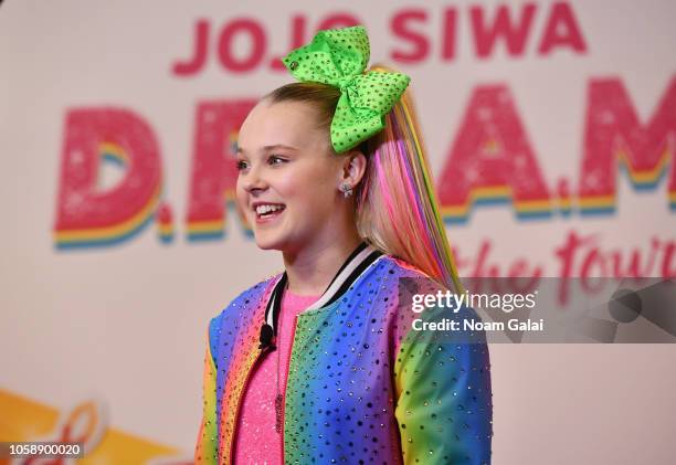 Nickelodeon's JoJo Siwa announces her upcoming EP and D.R.E.A.M. Tour at Sugar Factory on November 7, 2018 in New York, NY.