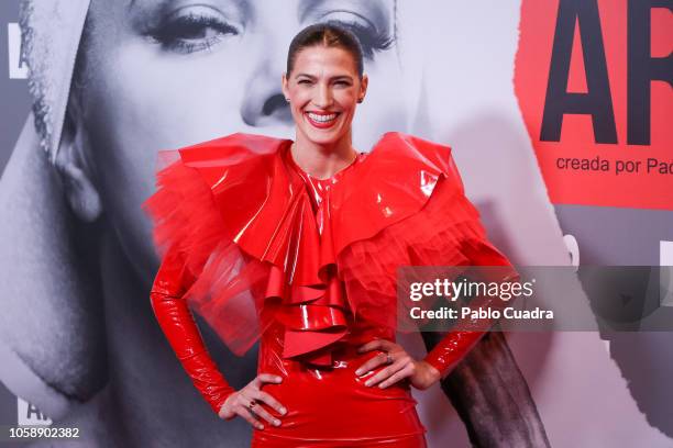 Model Laura Sanchez attends the 'Arde Madrid' premiere at Capito Cinema on November 7, 2018 in Madrid, Spain.