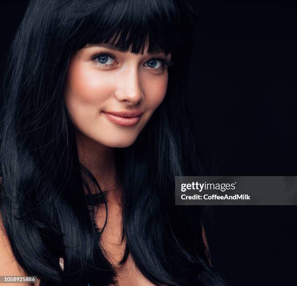 Black Hair Blue Eyes Photos and Premium High Res Pictures - Getty Images Black Hair Blue Eyes Photos and Premium High Res Pictures - Getty Images