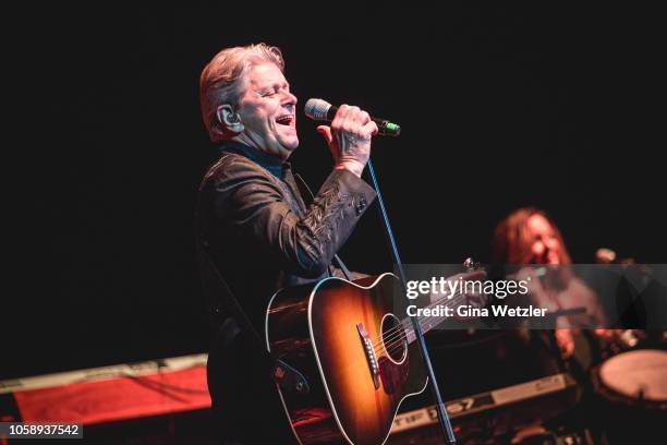 American singer Peter Cetera of from the band Chicago performs on live on stage during a concert at Verti Music Hall on November 7, 2018 in Berlin,...