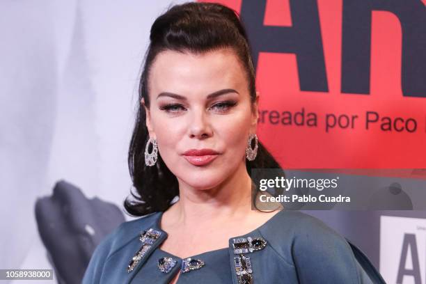 Actress Debi Mazar attends the 'Arde Madrid' premiere at Callao Cinema on November 7, 2018 in Madrid, Spain.
