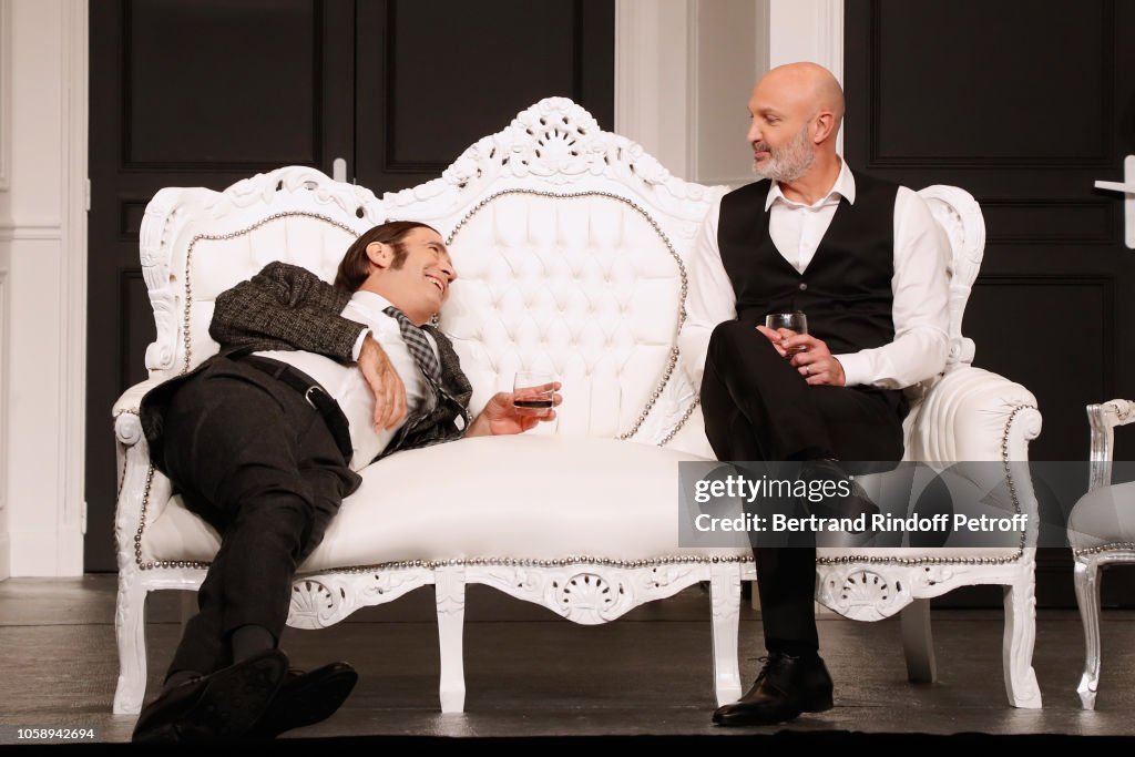 "Boeing Boeing" Theater Play Run-Through At Theatre Daunou In Paris