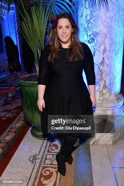 Mary Katrantzou attends the Victoria's Secret x Mary Katrantzou Evening at The Palm Court on November 7, 2018 in New York City.