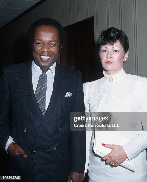 Lou Rawls and wife during Lou Rawls Sighting at the Beverly Hilton ...