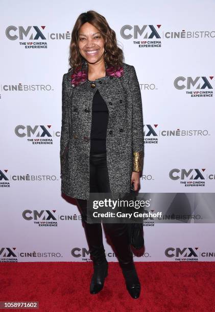 Grace Hightower De Niro attends the opening of CMX CineBistro with special screenings of 'Blackkklansman', 'City Lights' and 'Pretty Baby' at CMX...