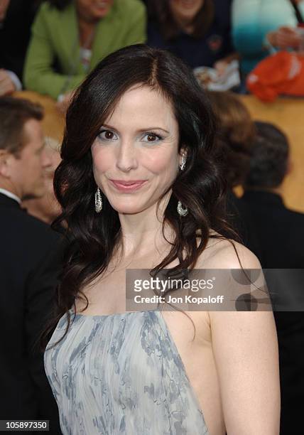 Mary Louise Parker during 12th Annual Screen Actors Guild Awards - Arrivals at Shrine Auditorium in Los Angeles, CA, United States.