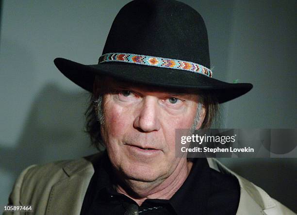 Neil Young during New York Special Screening of "Neil Young: Heart of Gold" at Walter Reade Theatre at Lincoln Center in New York City, New York,...