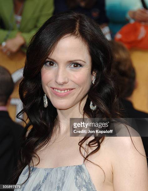 Mary-Louise Parker during 12th Annual Screen Actors Guild Awards - Arrivals at Shrine Auditorium in Los Angeles, CA, United States.