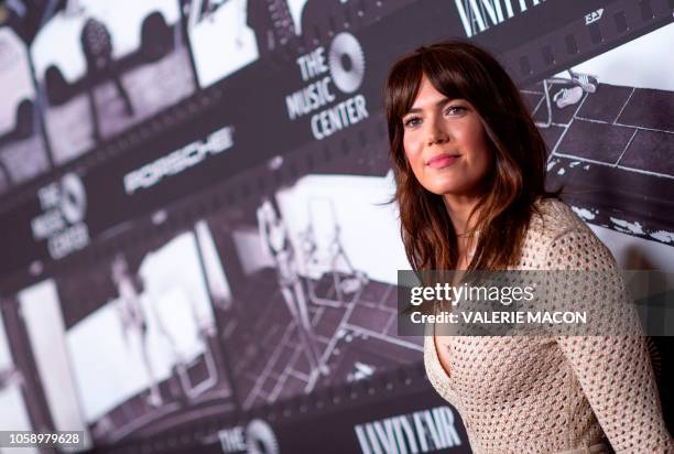 Actress/singer Mandy Moore attends "JONI 75: A Birthday Celebration" Live at the Dorothy Chandler Pavilion in Los Angeles on November 7, 2018. - Two...