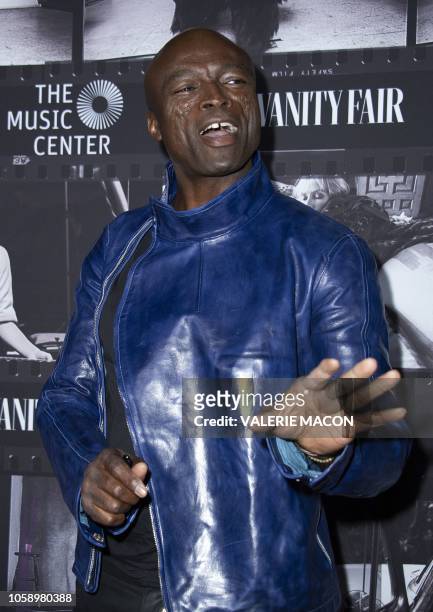 Singer/songwriter Seal attends "JONI 75: A Birthday Celebration" Live at the Dorothy Chandler Pavilion in Los Angeles on November 7, 2018. - Two...