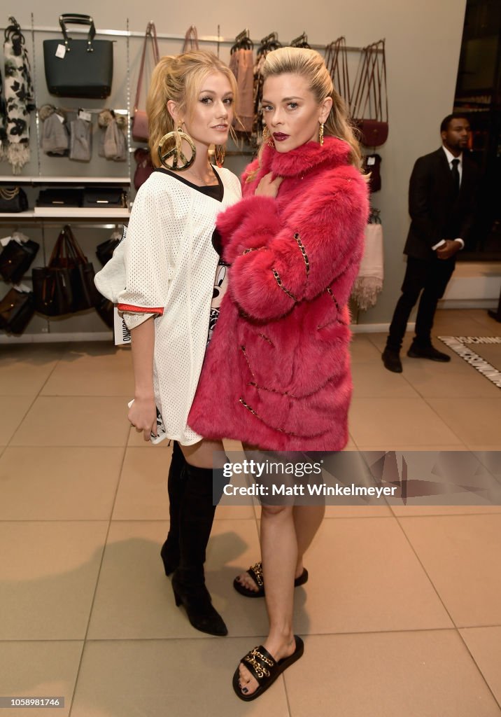 Katherine McNamara and Jaime King attend the Moschino x H&M Los... News