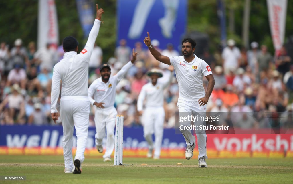 Sri Lanka v England: First Test - Day Three