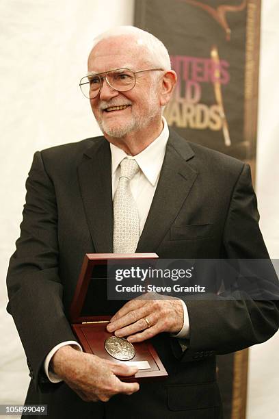 Frank Pierson, recipient of the Morgan Cox Award during 2006 Writers Guild Awards - Press Room at Hollywood Palladium in Hollywood, California,...