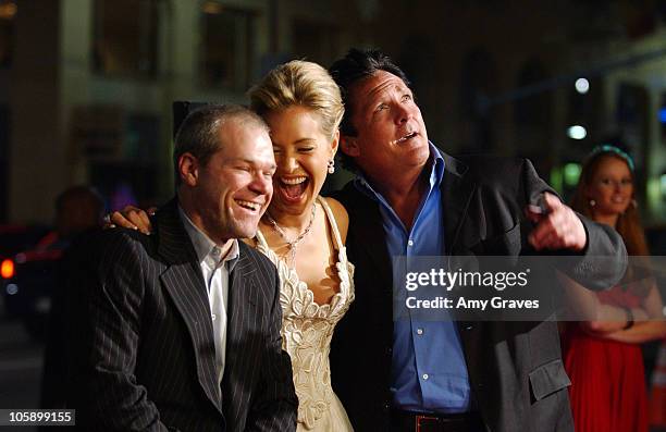 Uwe Boll, producer/director, Kristanna Loken and Michael Madsen