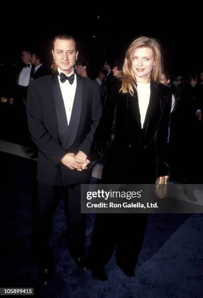 Fisher Stevens and Michelle Pfeiffer during "The Russia House" Universal City Premiere - December 4, 1990 at Cineplez Odeon Theater in Universal...