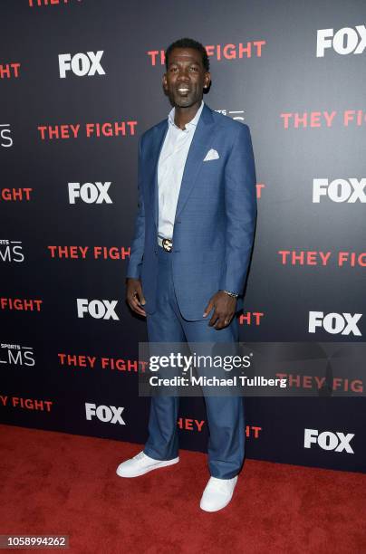 Executive Producer Michael Finley attends the premiere of Fox Sports Films' Magnify series documentary "They Fight" by Freedom Road Productions and...