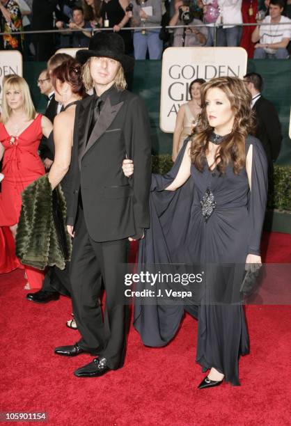 Lisa Marie Presley during The 62nd Annual Golden Globe Awards - Arrivals at Beverly Hilton Hotel in Los Angeles, California, United States.