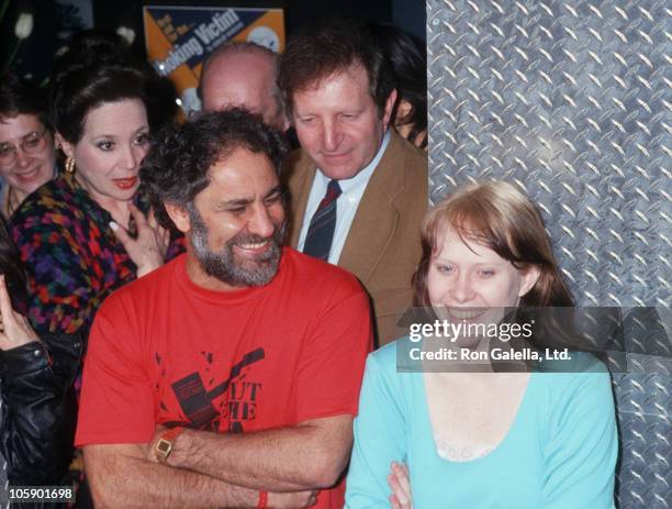 Abbie Hoffman and Amy Carter during I Spy Ball - March 27, 1987 at The Saint in New York City, New York, United States.