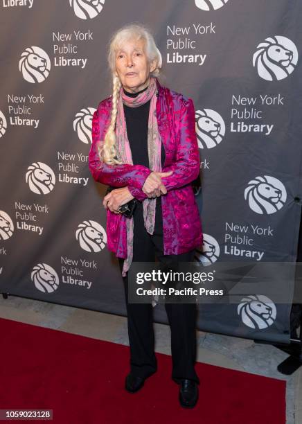 Renata Adler attends the New York Public Library 2018 Library Lions Gala at NYPL Stephen A. Schwarzman Building.