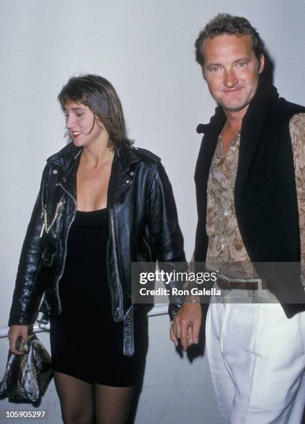 Evi Quaid and Randy Quaid during Randy Quaid Sighting at Spago's Restaurant in Hollywood - August 3, 1988 at Spago's Restaurant in Hollywood,...