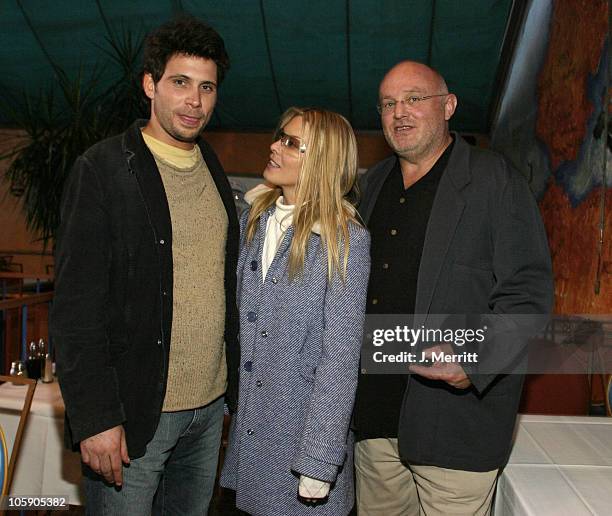 Jeremy Sisto, Deborah Unger and Chris Sievernich during 2004 Sundance Film Festival - "One Point O" Premiere After Party at Library Center Theater in...