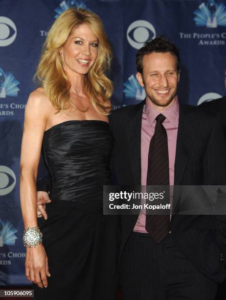 Jenna Elfman and husband Bodhi Elfman during 32nd Annual People's Choice Awards - Arrivals at Shrine Auditorium in Los Angeles, California, United...