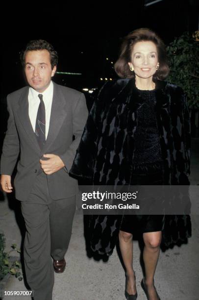 Lee Radziwill and Anthony Radziwill during Pierre Salinger Party at Regine's in New York City, New York, United States.