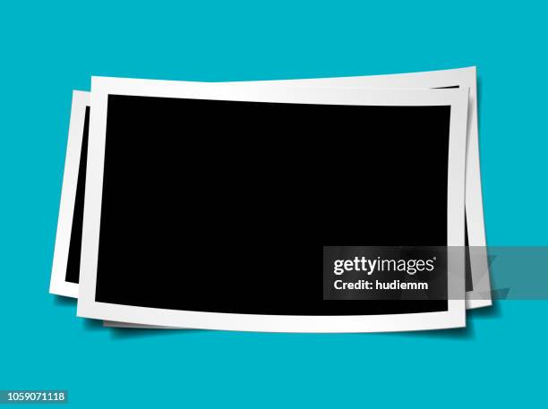 vector blank picture frame textured isolated - photograph stock illustrations