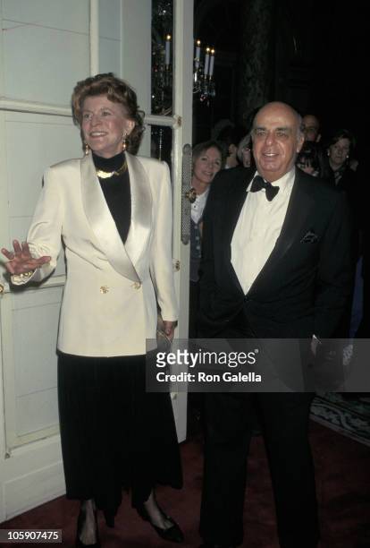 Patricia Kennedy Lawford and Donald Brooks during 3rd Annual Red Ball To Benefit Children's Advocacy Center at The Plaza Hotel in New York City, New...