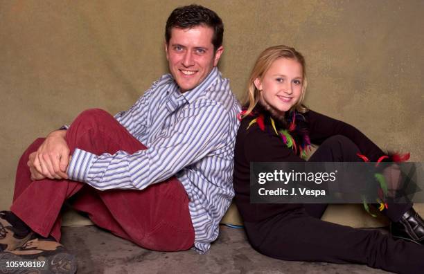 Paul Gutrecht and Skye McCole Bartusiak during 2004 Sundance Film Festival - "The Vest" Portraits at HP Portrait Studio in Park City, Utah, United...