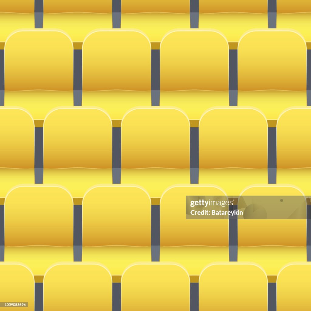 Stadium Pattern Vector Seamless Pattern Of Stadium Seats High-Res Vector Graphic - Getty Images