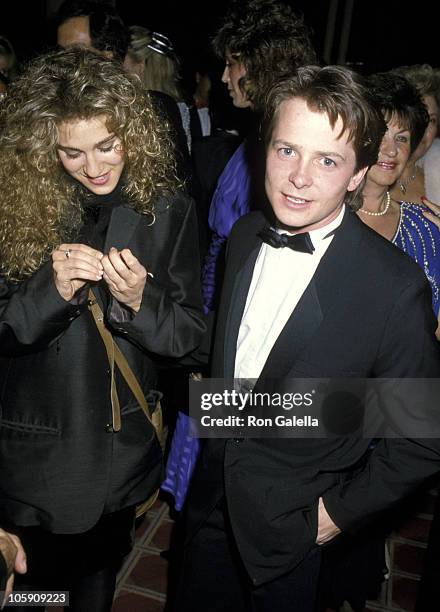 Michael J. Fox and Sarah Jessica Parker during Jewish National Funds Annual Tree of Life Awards at Sheraton Premiere Hotel in Los Angeles,...