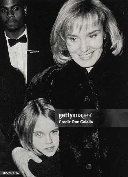 Alexandra Baryshnikov and Jessica Lange during "Men Don't Leave" Screening Party - January 29, 1990 at Regency Hotel in New York City, New York,...