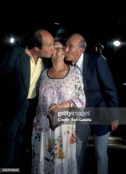 Rob Reiner, Estelle Reiner and Carl Reiner during Rob Reiner, Estelle Reiner and Carl Reiner Sighting - January 1 United States.