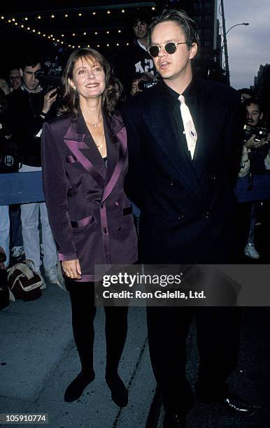 Susan Sarandon and Tim Robbins during Premiere of "Angels In America" at Walter Kerr Theater in New York City, New York, United States.