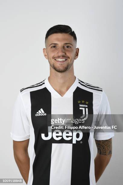 Simone Emmanuello during Juventus U23 Headshots at Juventus Center Vinovo on August 31, 2018 in Vinovo, Italy.