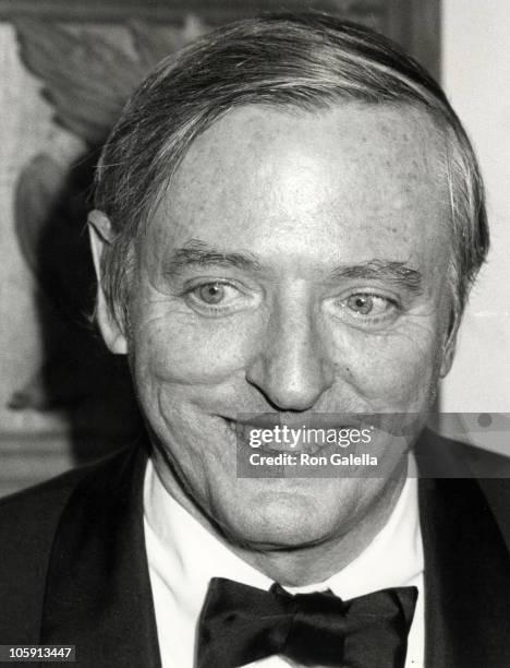 William F. Buckley Jr. During "National Review" 25th Anniversary Gala at Plaza Hotel in New York City, New York, United States.