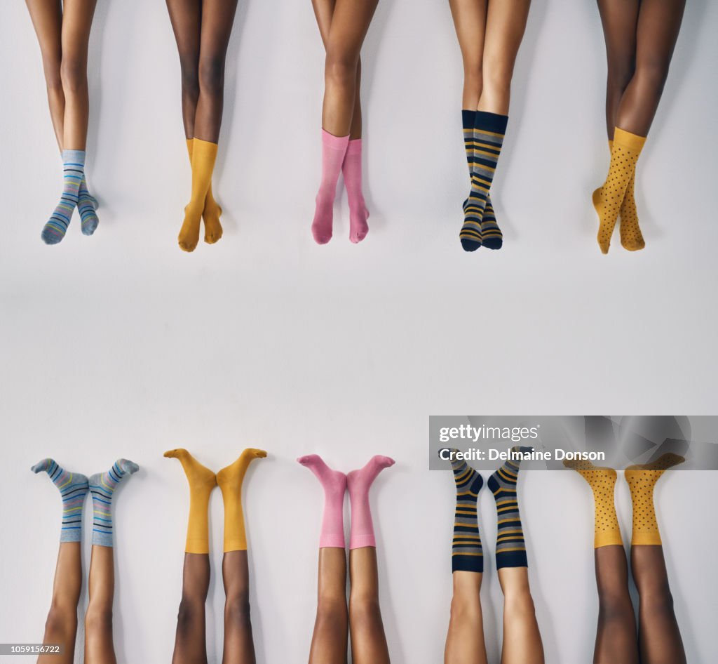 All kinds of socks to suit all kinds of feet