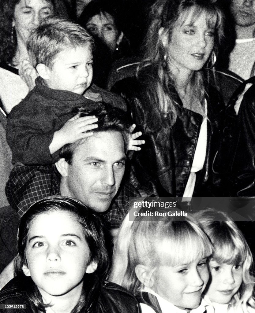 Kevin Costner with son Joe Costner and daughter Lily Costner and ...
